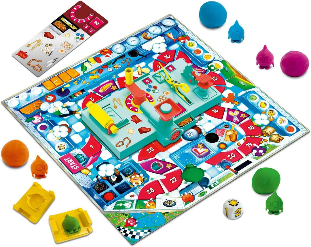 CRAZE Board Game Kitchen Escape – Zwiebel-Zerstörungsspiel mit Kinderknete für die ganze Familie, Br