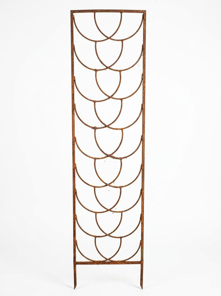 Kapaga - Rankgitter Rost 200 cm - Rankhilfe Garten - Staudenhalter - Blumenhalter - Rankengewächs Pf