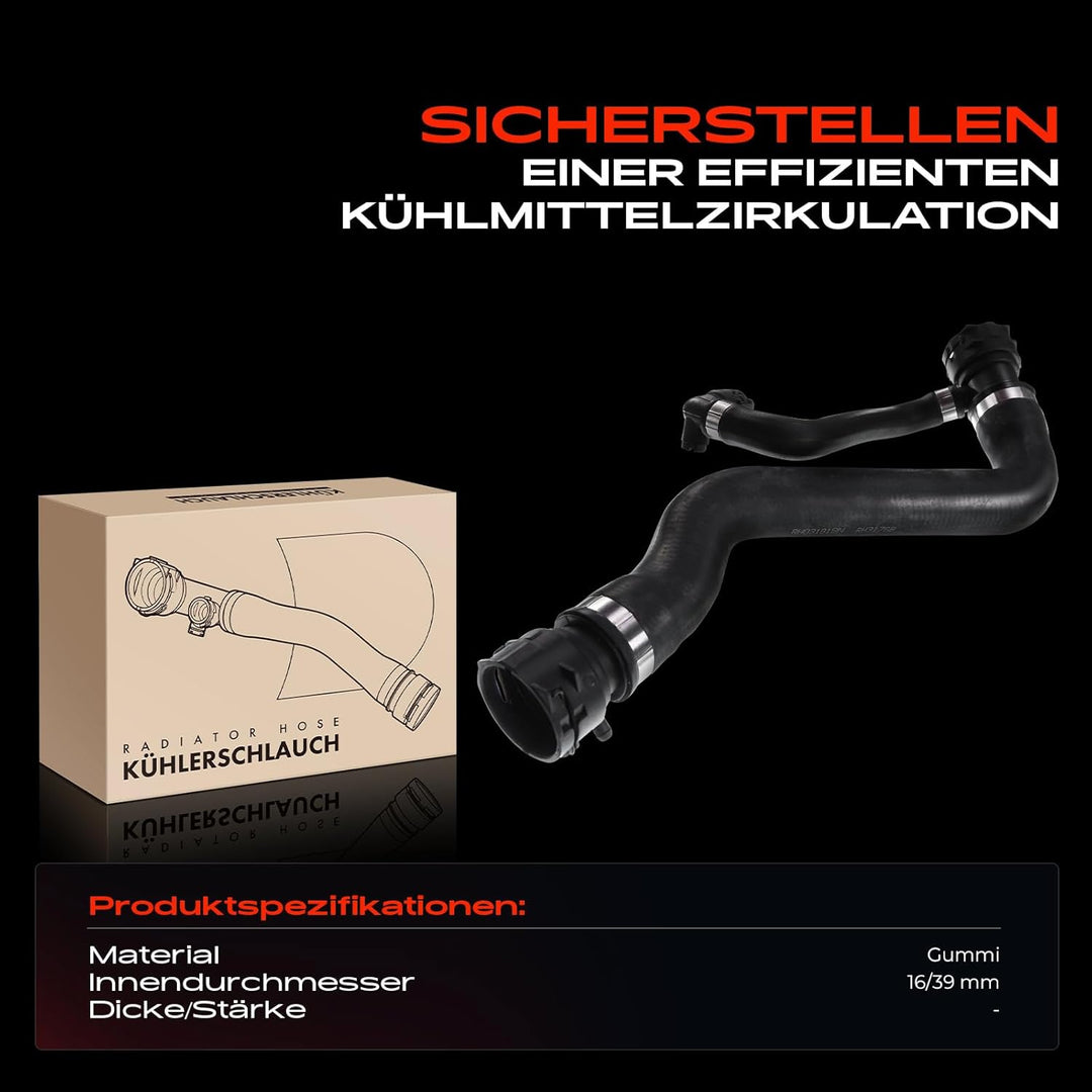 Kühlerschlauch Kühlwasserschlauch Links oben für 1er E82 E88 3er E90 E91 E92 E93 X1 E84 2005-2016 17