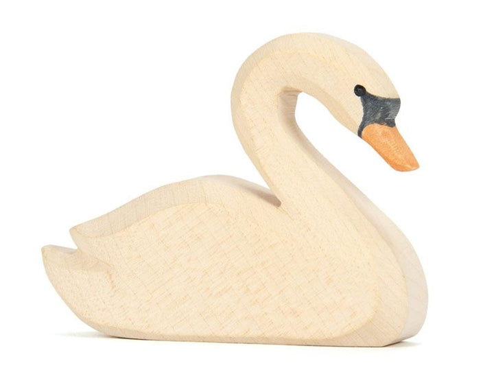 Ostheimer - 15901 - Schwan, Holz, Handarbeit, 7,9cm x 6cm x 2,5cm