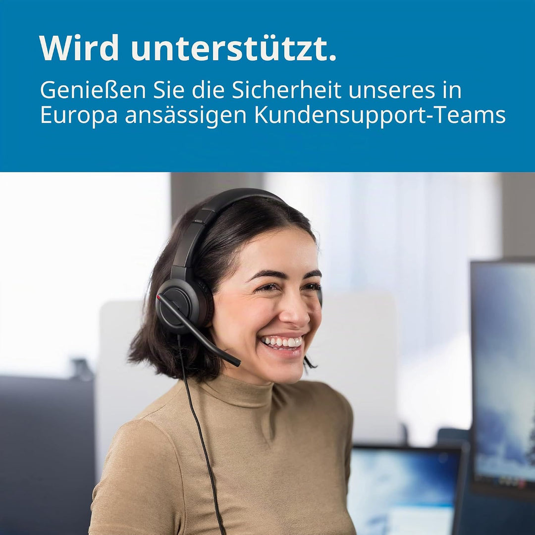 Kensington Universeller 3-in-1 Pro Audio Headset Switch, USB-Stromversorgung, Schnelles Wechseln zwi