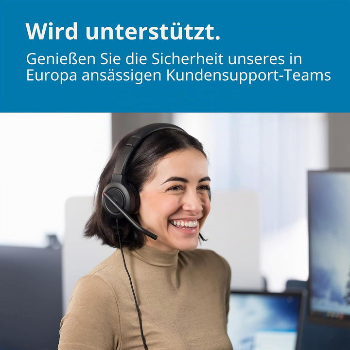 Kensington Universeller 3-in-1 Pro Audio Headset Switch, USB-Stromversorgung, Schnelles Wechseln zwi