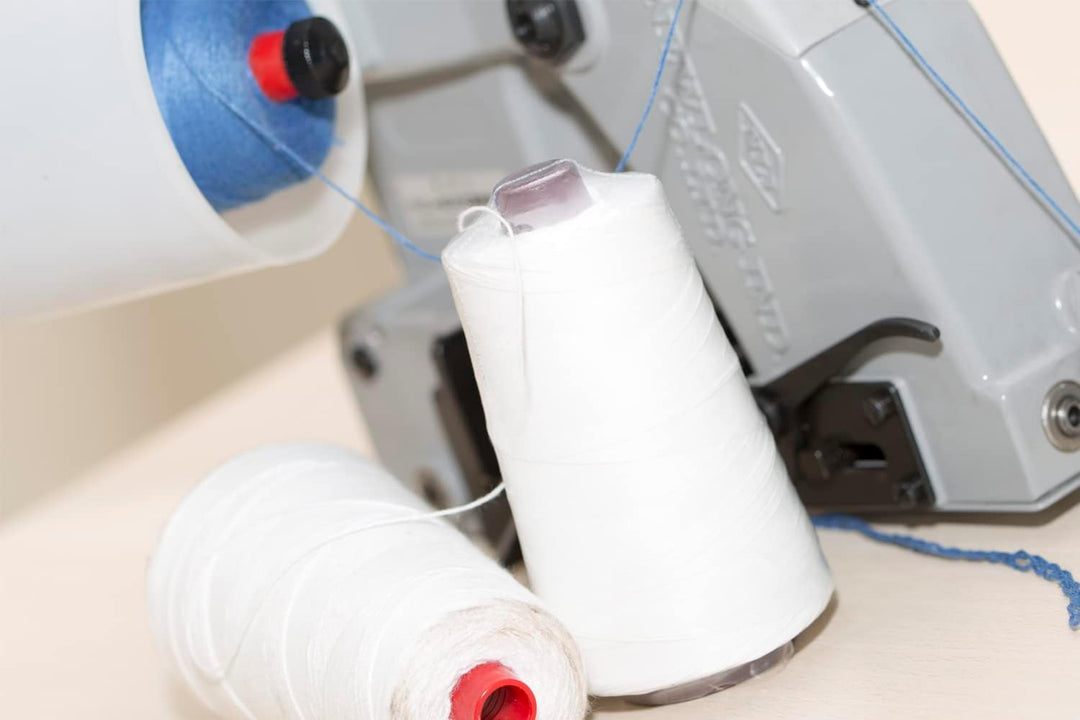 Packung mit 5 Rollen dickem Polyestergarn für Beutelnähmaschine | Hochfestes Seil zum Verschliessen