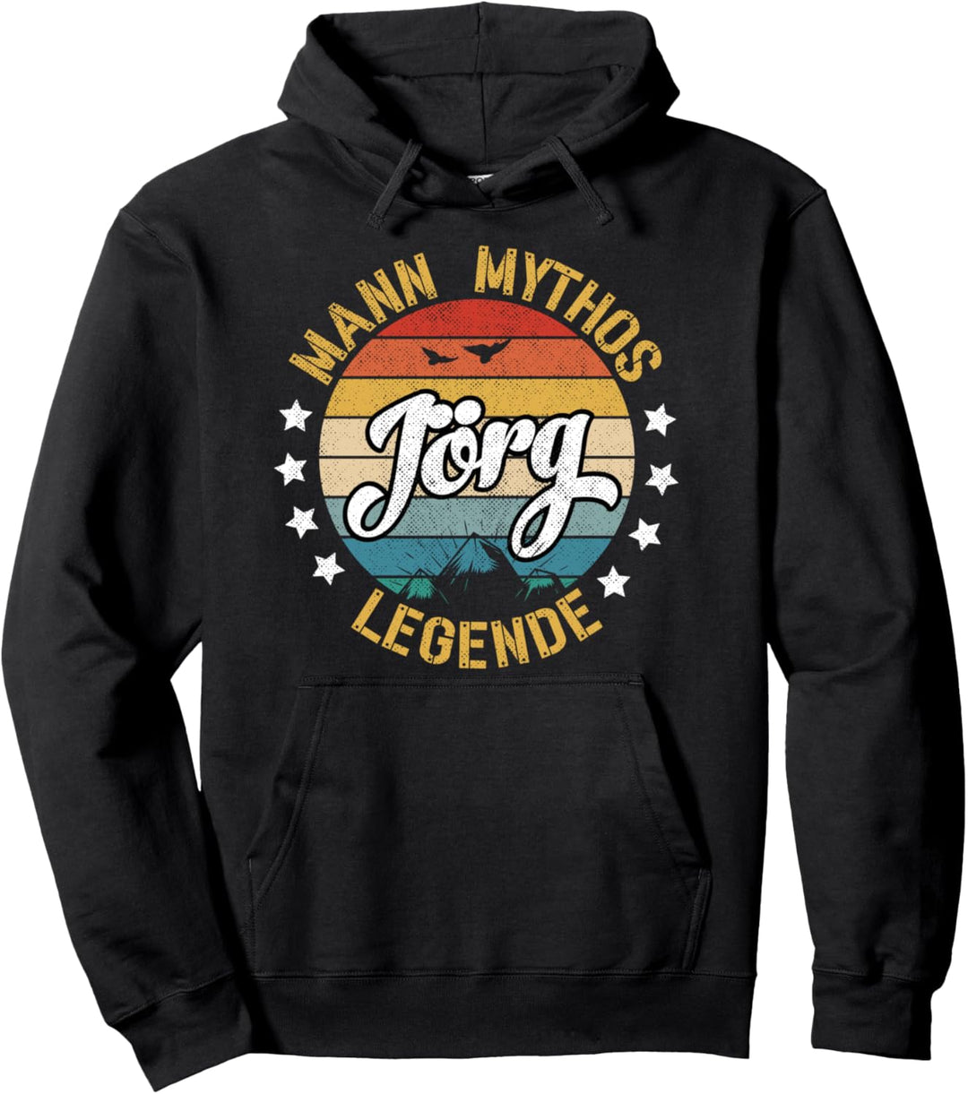 Retro Jörg Mann Mythos Legende Vintage Pullover Hoodie