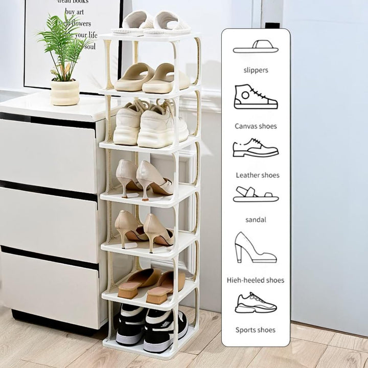 Shoe Organizer Mit Allen Arten Von Schuhen Kompatibel. Schuhorganizer Platzsparend Um Den Schrank Zu