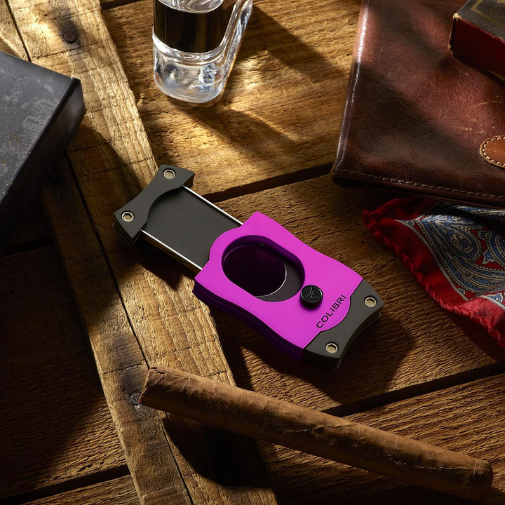 Colibri S-Cut Zigarrenschneider - Klassischer Gerader Schnitt - Bis zu 66 Ringmass Zigarren - Ergono
