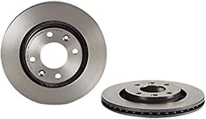 Brembo 09.8695.11 COATED DISC LINE Bremsscheibe - Paar & P 61 066 Bremsbelagsatz, Scheibenbremse - (
