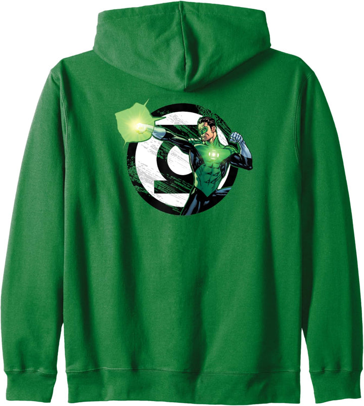 Green Lantern Blasting Logo Kapuzenjacke