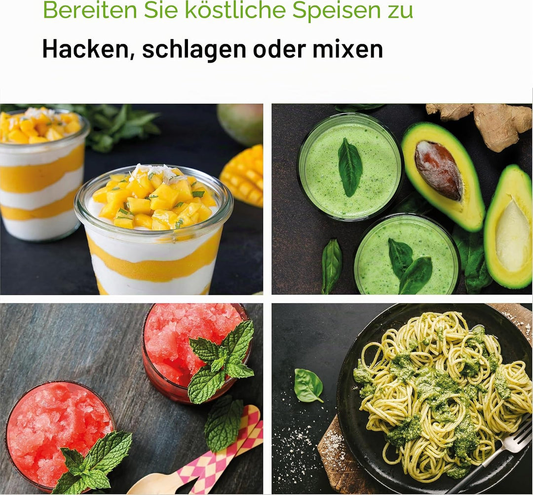 Braun Household Hogar MultiQuick 7 Mixer, Spritzschutz, spülmaschinenfest, BPA-frei, 600 ml, Zerklei