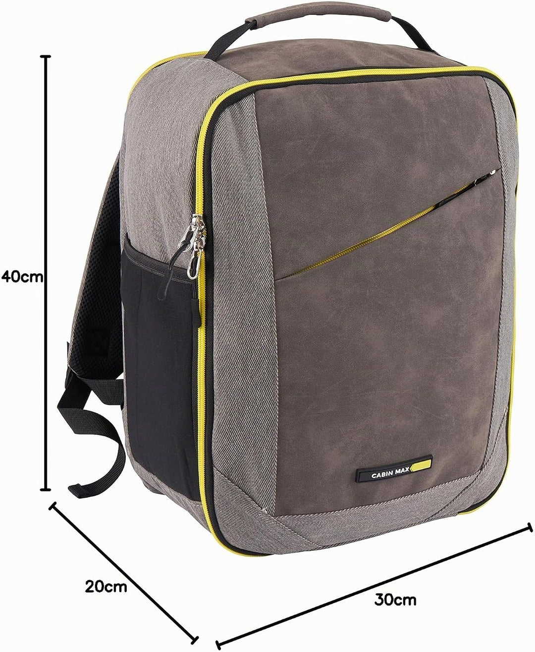 Cabin Max Für Ryanair Handgepäck Rucksack 40x20x25, Reiserucksack, Tasche Flugzeug Wizzair, Eurowing