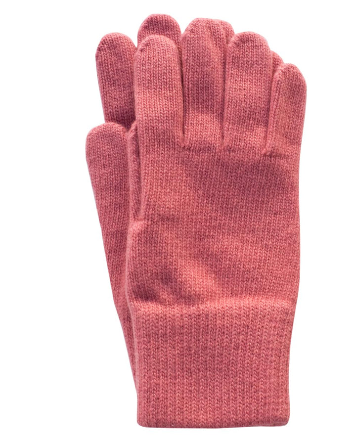 FosterNatur, Merino Damen Wollhandschuhe/Fingerhandschuhe, 100% Wolle Merino extrafein 6 Desert rose