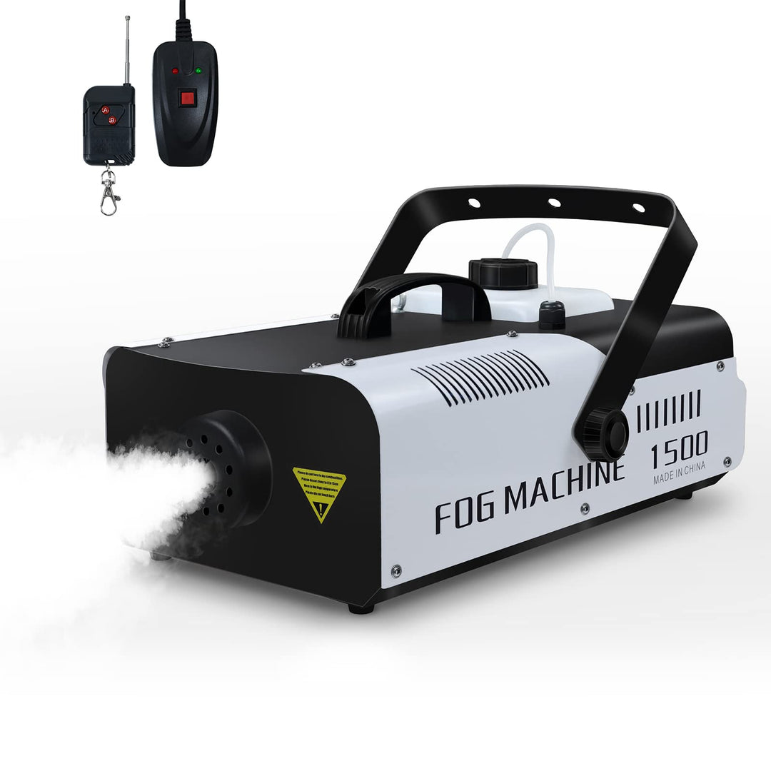 Nebelmaschine 1500 Watt Fernsteuerung Räuchermaschine 16000 CFM Fog Professionelle Fogger für DJ Büh
