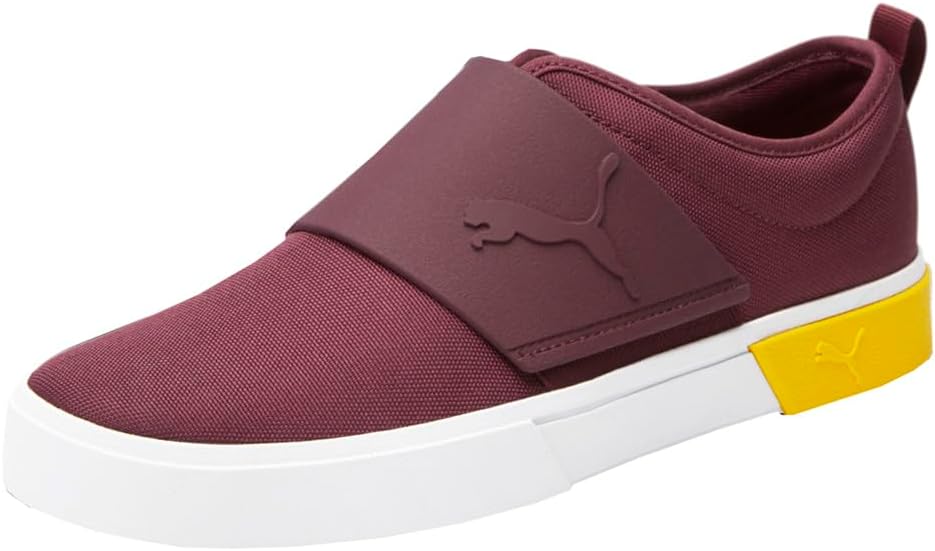 PUMA Herren EL Rey 2 Sneaker 36 EU Burgunderrot Weiss Mais, 36 EU Burgunderrot Weiss Mais