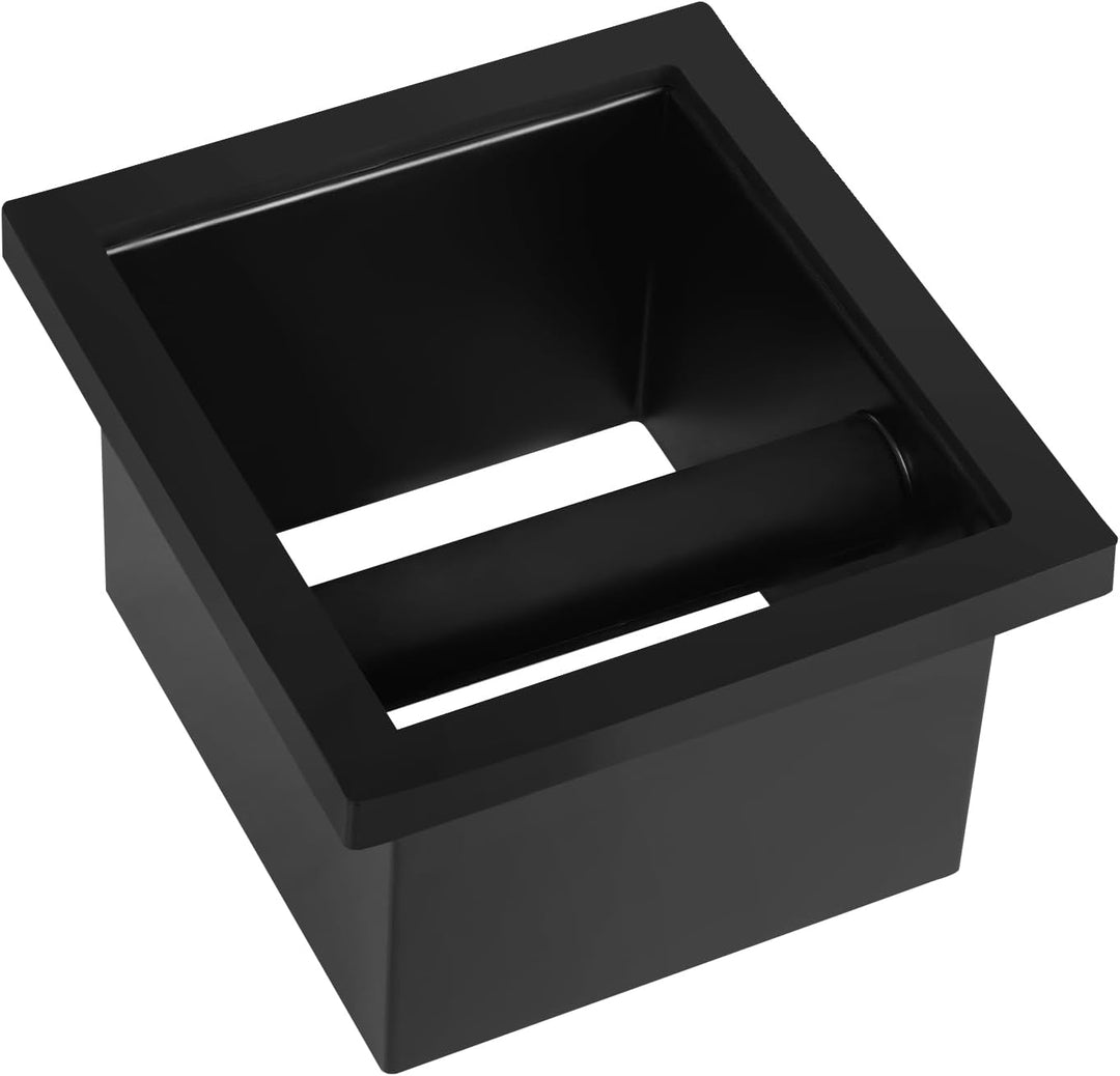 Edelstahl Kaffeeklopfbox, Abklopfbehälter Für Kaffeesatz, Bodenlose Klopf-Rückstand-Box Für Küchen B