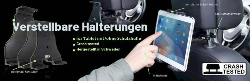 Brodit Gerätehalter 511848 | Made IN Sweden | für Tablets - universell einsetzbar