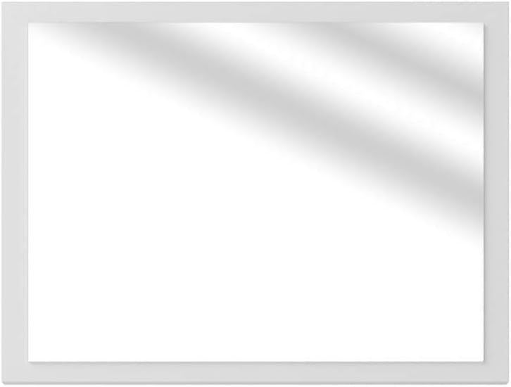 Vicco Badezimmerspiegel Kiko, Weiss Hochglanz, 45 x 60 cm, Weiss Hochglanz