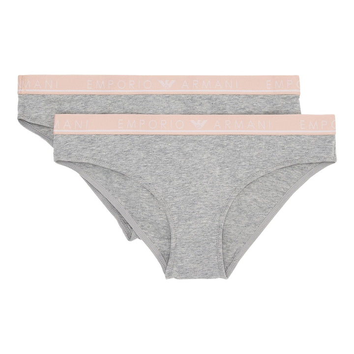 Emporio Armani Damen Briefs (2er Pack), -00948 Light Grey Melange