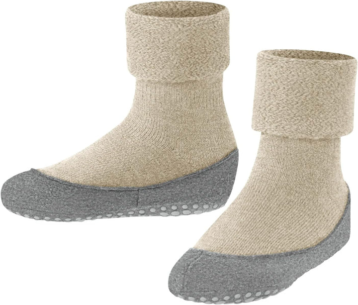 FALKE Unisex Kinder Cosyshoe Haussocken rutschhemmende Noppen auf der Filzsohle komfortabel warm mit