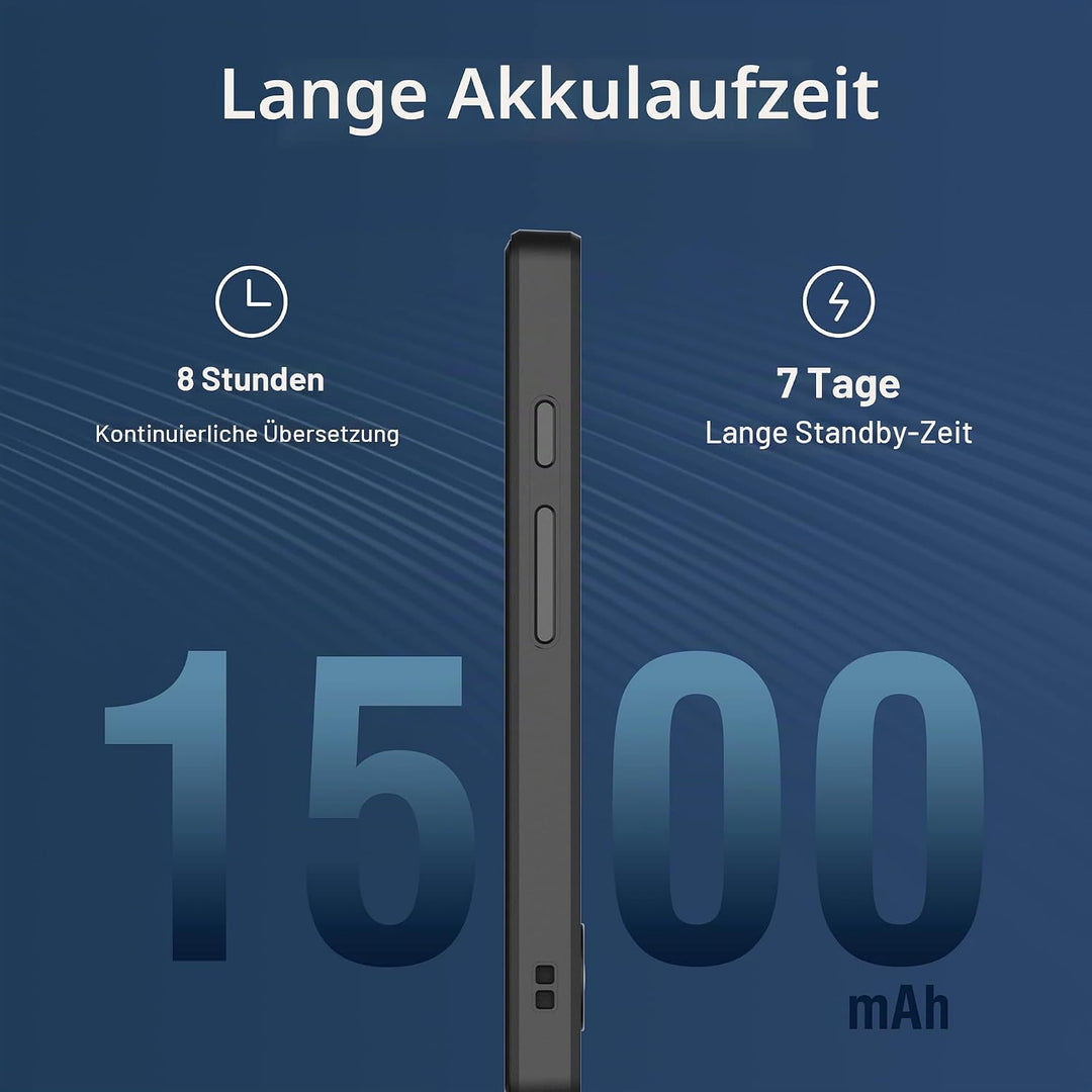 ANFIER Offline Sprachübersetzer [Neuester AI-Sprachübersetzer - W12] 144 Sprachen und Akzente mit 3,