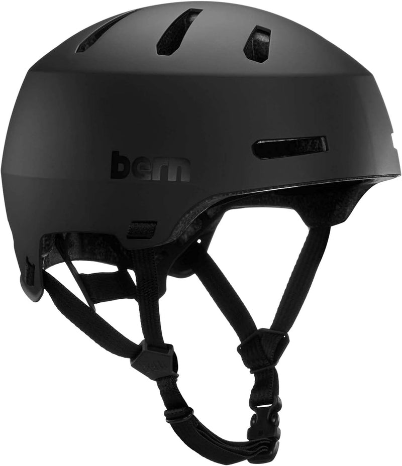 Bern Unisex Macon 2.0 Fahrradhelm, Schwarz, Grösse L