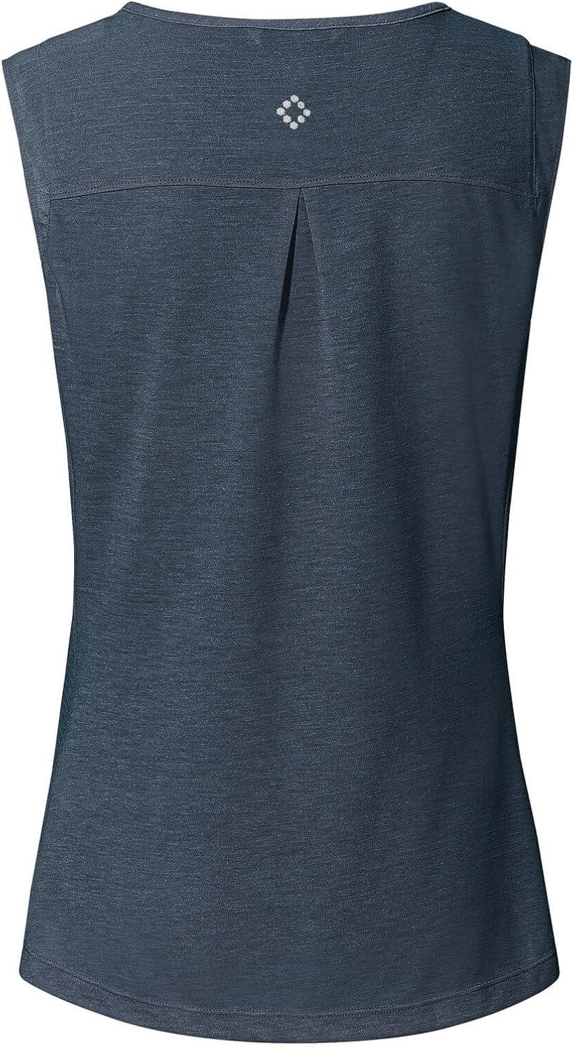 VAUDE Damen Women's Skomer Hiking Top Top 40 Dark Sea, 40 Dark Sea