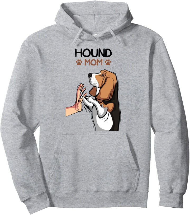 Basset Hound Hunde Mama Mom Frauchen Pullover Hoodie