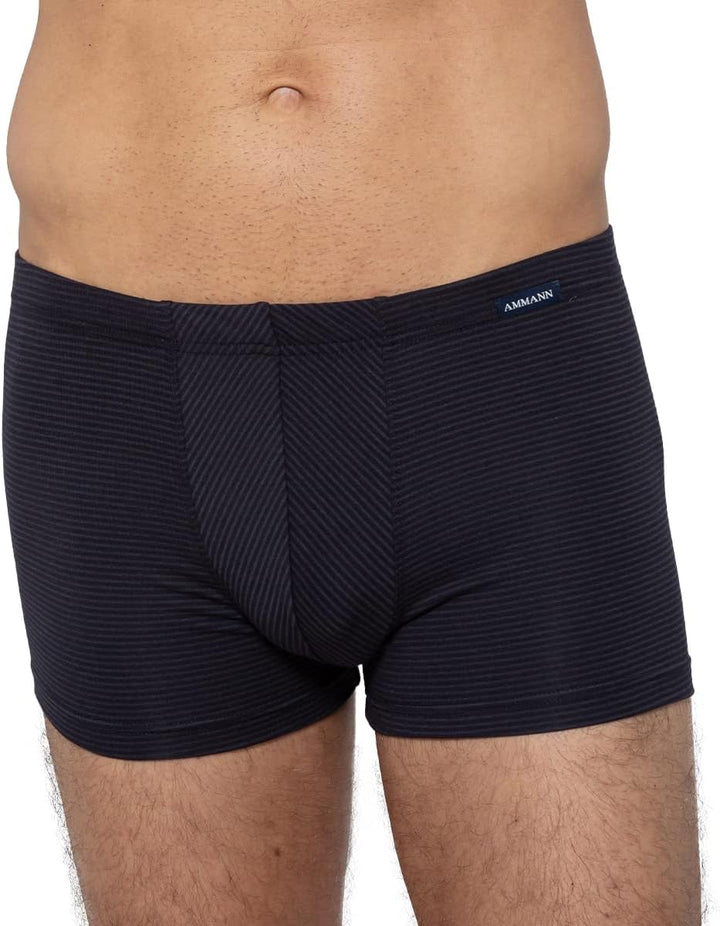 Ammann 3er Pack Herren Pants Retro-Shorts - Cotton & More - Unterhose ohne Eingriff - Modal-Baumwoll