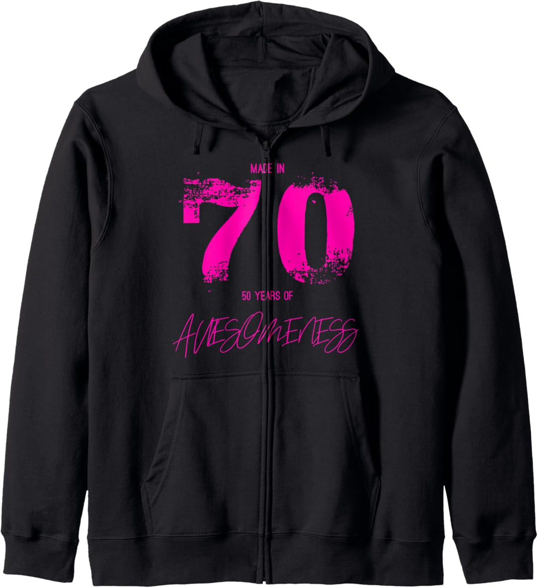 Made in 70 50th Birthday 50 Years Awesomeness Kapuzenjacke