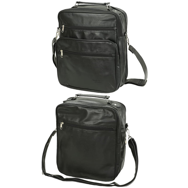 Business Arbeitstasche Herren Damen – Leder Umhängetasche/Schultertasche/Messenger Bag – Wasserabwei