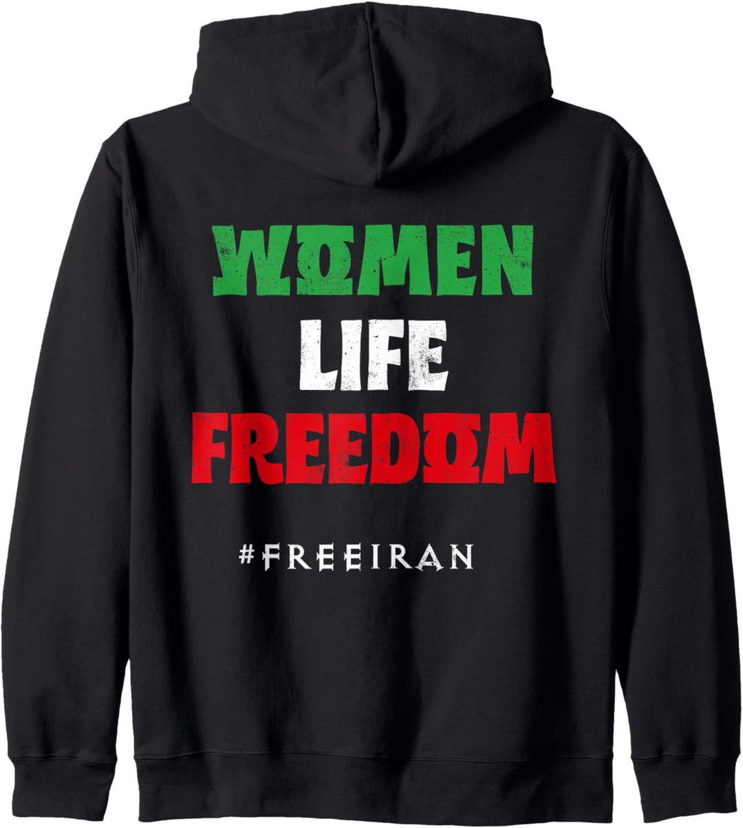 Iranische Flagge, Support Women Iran, I stand with Women of Iran Kapuzenjacke