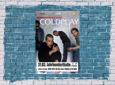 Coldplay - A Rush of Blood, Frankfurt 2003 » Konzertplakat/Premium Poster | Live Konzert Veranstaltu