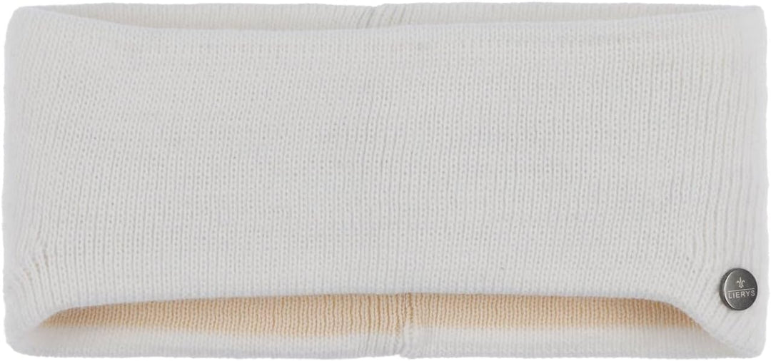 LIERYS Mono Classic Stirnband Damen/Herren (7,5 cm breit) - Made in Germany - Ohrenwärmer gefüttert