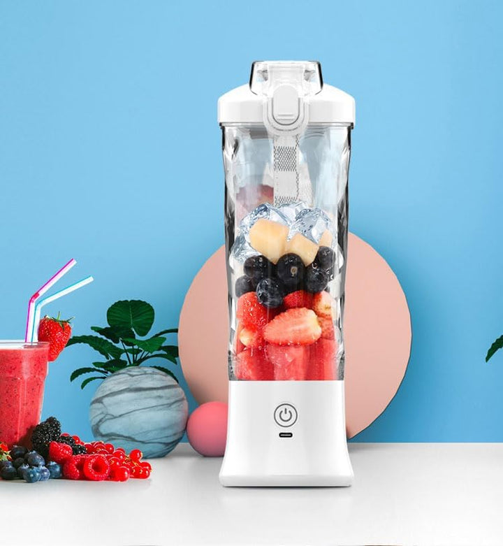 Tragbarer Mixer, persönlicher Mixer für Shakes und Smoothies, USB-wiederaufladbar, Mini-Entsafter mi