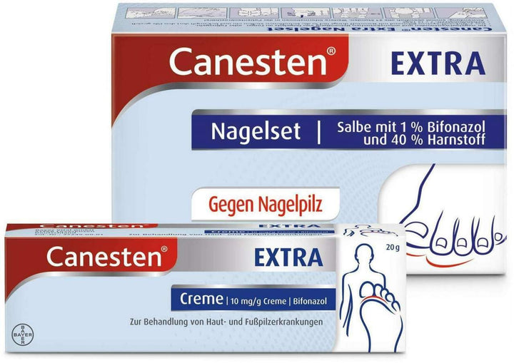 Sparset Canestan Extra Nagelset + Extra 20 g Creme - Vorteilspaket Kombiset