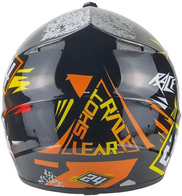 Kinder Crosshelm Hot-Shot AHP – Motorradhelm für Kinder, ABS-Schale, robuster Kinderhelm für Downhil