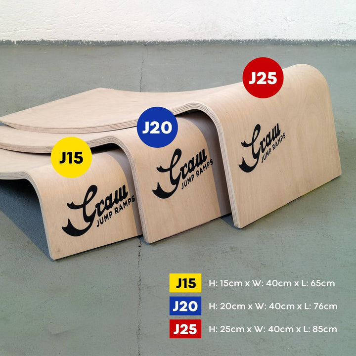 Graw J15 Ramp Stunt-Scooter Skateboard BMX Inliner Sprungrampe