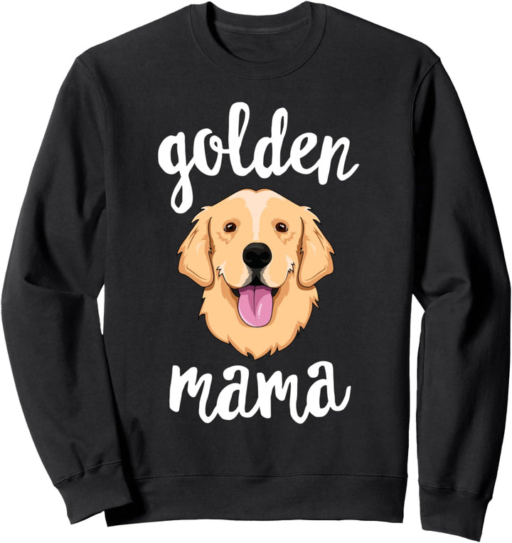 Golden Retriever Mama Mother Fur Mom Dog Puppy Adopt Sweatshirt