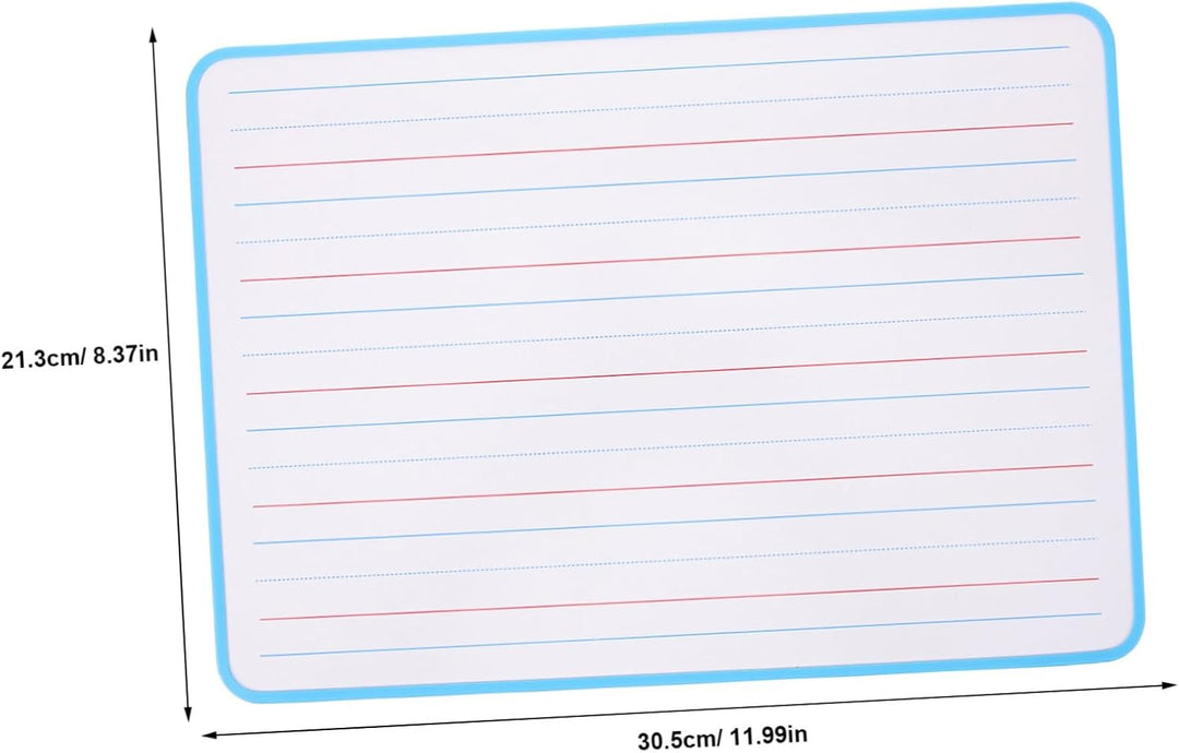 BESPORTBLE Kinder Whiteboard Doppelseitig Linierte Trockene Whiteboard Tafel A4 Tragbar Für Schüler