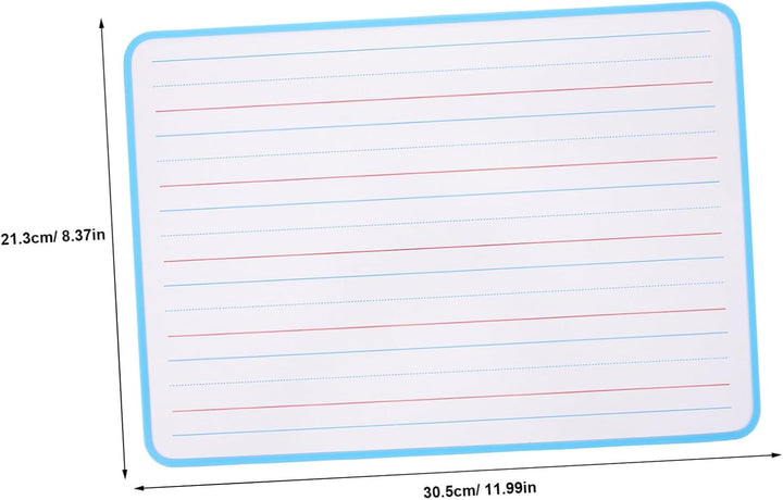 BESPORTBLE Kinder Whiteboard Doppelseitig Linierte Trockene Whiteboard Tafel A4 Tragbar Für Schüler