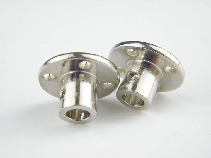 CHANCS Wellenkupplung, Flanschkupplung, 7mm, starrer Flansch, galvanisierter Stahl, Motorführungswel