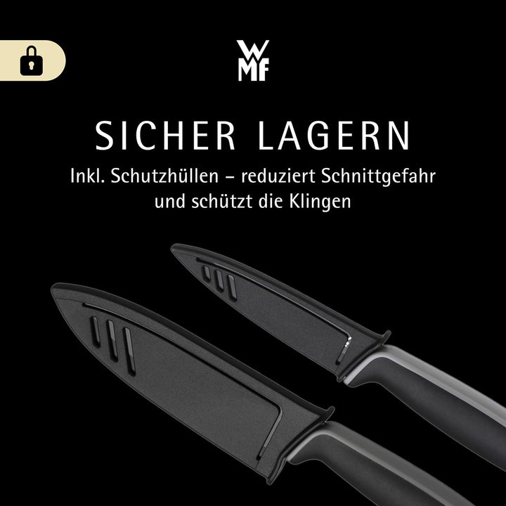 WMF Touch Messerset 2-teilig – scharfes Küchenmesser-Set aus Spezialklingenstahl, antihaftbeschichte