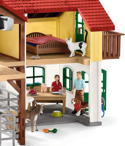 Schleich Farm World 42407 Large Farm House Standardverpackung, Standardverpackung