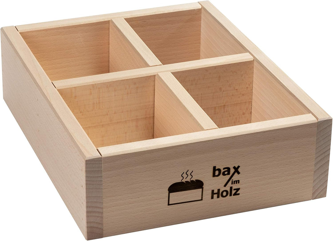 bax im Holz Brot-Holzbackrahmen aus naturbelassenem, massivem Buchenholz für leckeres, selbstgebacke