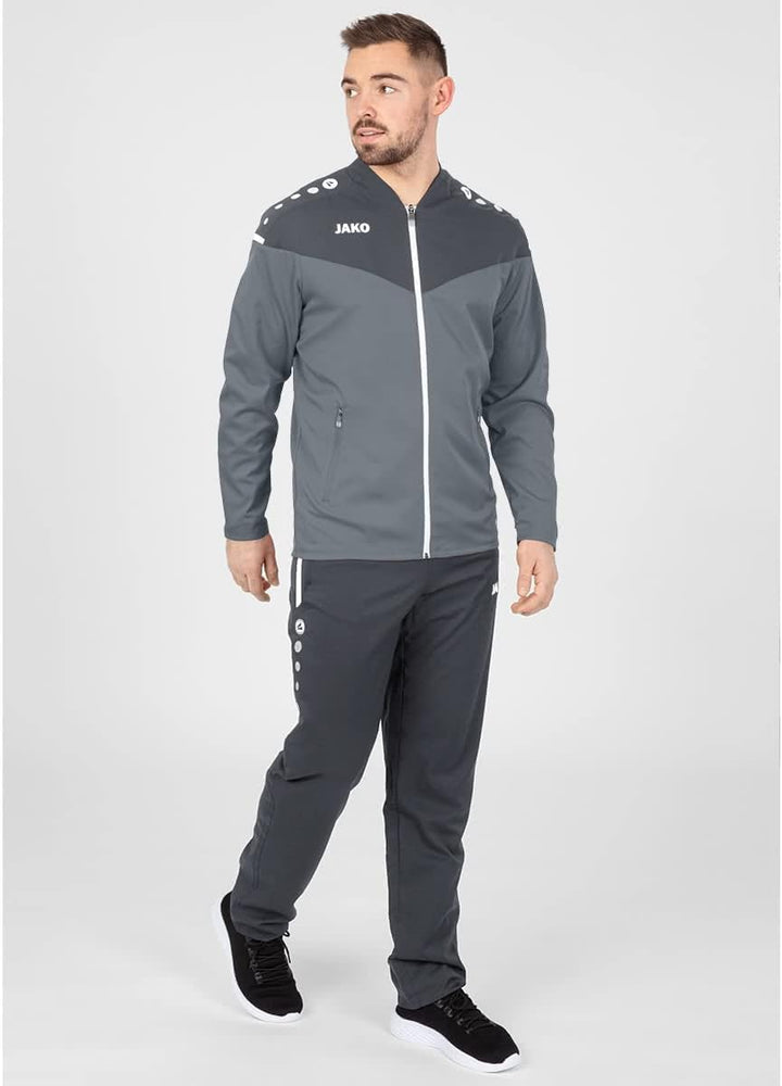 JAKO Herren Champ 2.0 Präsentationsjacke M Anthrazit/Türkis, M Anthrazit/Türkis