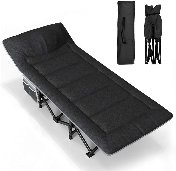 ATORPOK SHOP Campingbett feldbett klappbar, Extra Breit Faltbar Klappbett Feldbett Campingbett für O