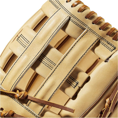 WILSON A200 Baseballhandschuh-Serie Linke Hand Wurf 32,4 cm (12,75 Zoll) Blond/Saddle Tan – Standard