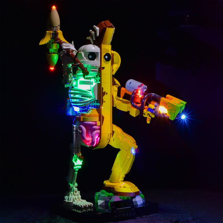 LED-Beleuchtungsset für LEGO Fortnite Peely Bone 77072, Lichtkit für Baumodell (ohne Bausatz, nur Li