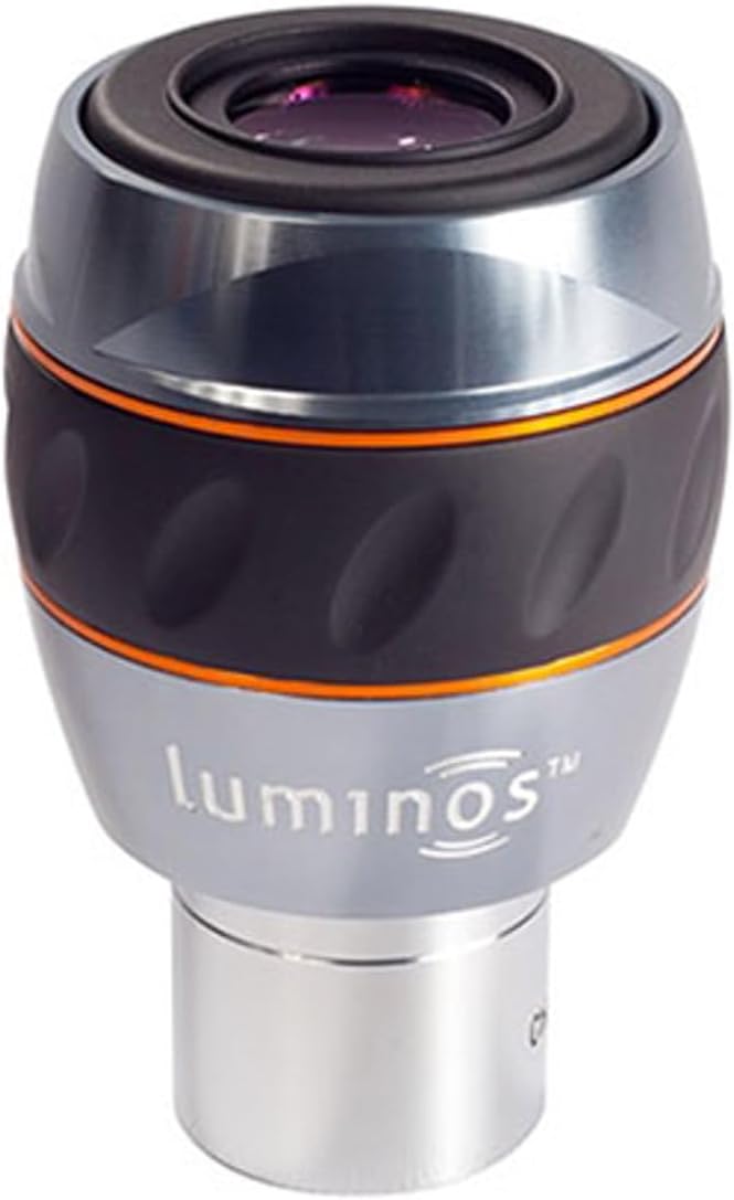 Celestron 93431 10 mm Luminos Okular – Silber/Schwarz Luminos, Okular, 10 mm, Luminos, Okular, 10 mm