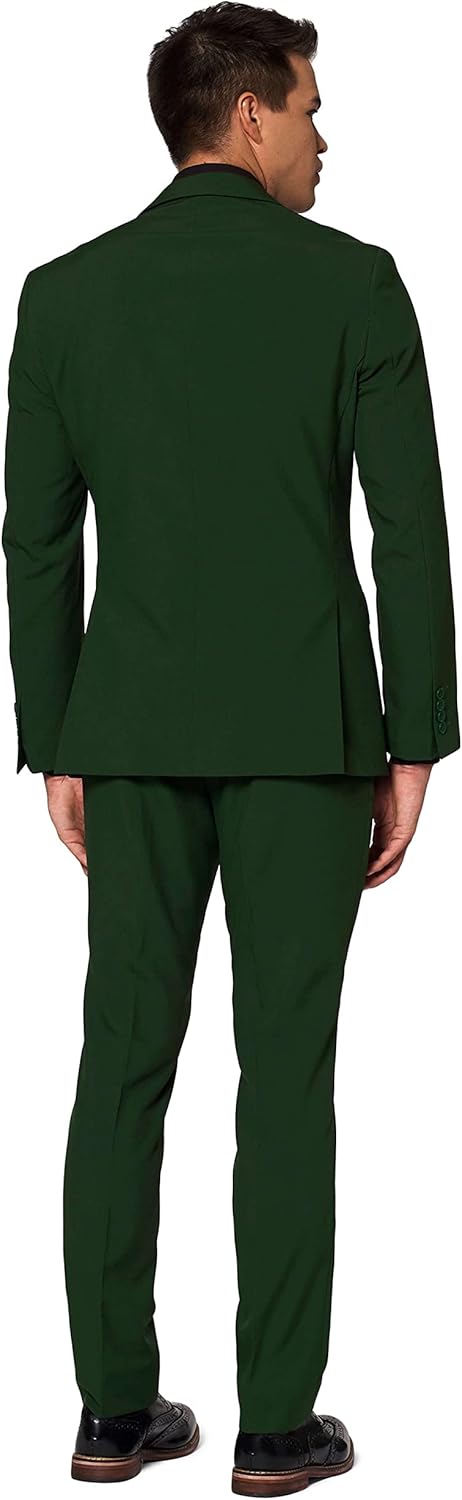 OppoSuits Herren Opposuits Halloween Suit For Men in Creepy And Stylish Print Anzug 48 Glorious Gree
