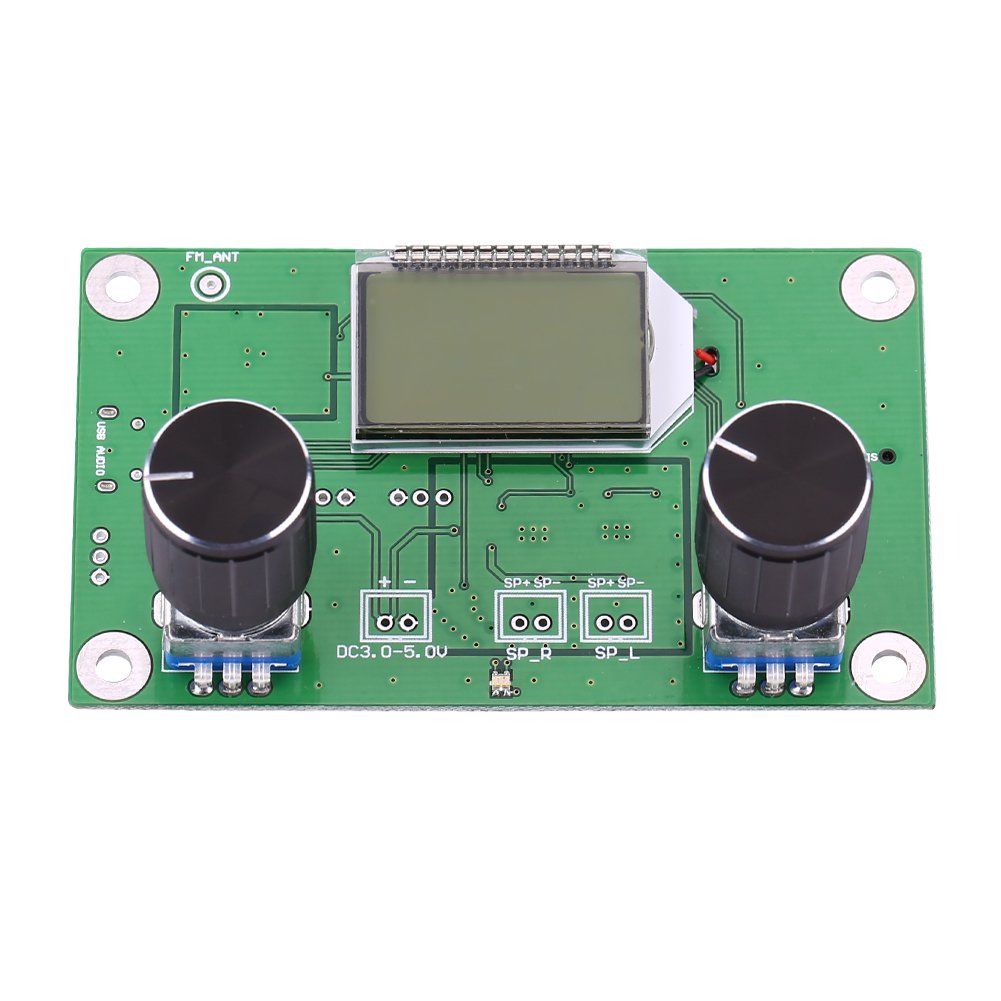Mini DSP und PLL Digital Stereo FM Radio Funkempfängermodul 87-108 MHz Unterstützt die serielle Ansc